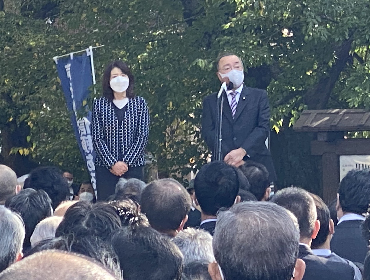 岸田文雄候補 衆議院選挙 出陣式